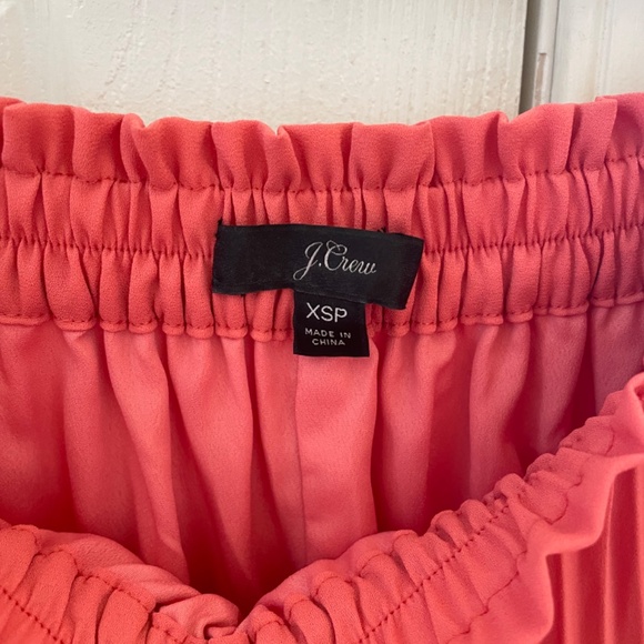 JCREW Pink Pleated Skirt XSP Brand New No Tags - Picture 3 of 3